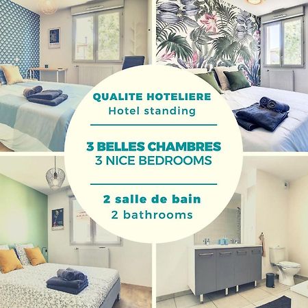 Villa Poete Avec Jardin 3 Chambres Parking Gratuit ตูร์เนเฟย ภายนอก รูปภาพ